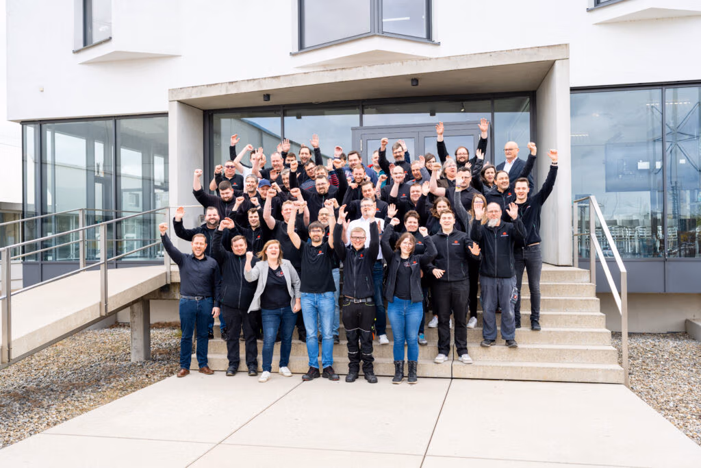Team-Foto der Deckerform Mitarbeiter